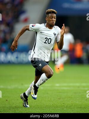 Kingsley Coman in Frankreich Stockfoto