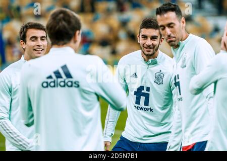 Kiew, Ukraine. 13. Oktober 2020. Während des UEFA Nations League-Spiels zwischen der Ukraine und Spanien im NSK Olimpiyskiy Stadion am 13. Oktober 2020 in Kiew, Ukraine. Bild: Dax Images/Alamy Live News Stockfoto