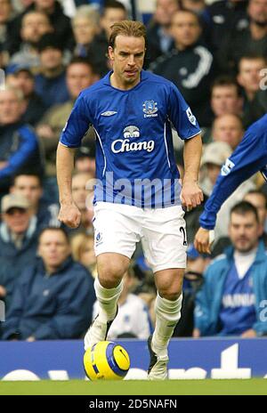 Evertons Andy Van der Meyde Stockfoto