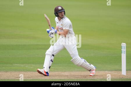 Surreys Zafar Ansari Fledermäuse gegen Yorkshire. Stockfoto