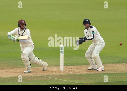 Steven Davies von Surrey im Kampf gegen Yorkshire Stockfoto