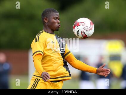 Fulham's Floyd Ayite in Aktion Stockfoto