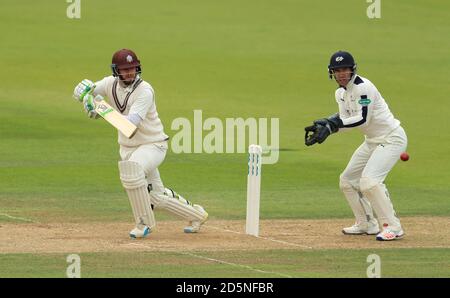 Steven Davies von Surrey im Kampf gegen Yorkshire Stockfoto