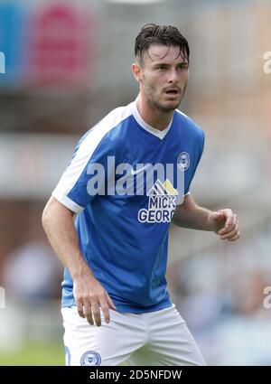 Peterborough United ist Andrew Hughes Stockfoto