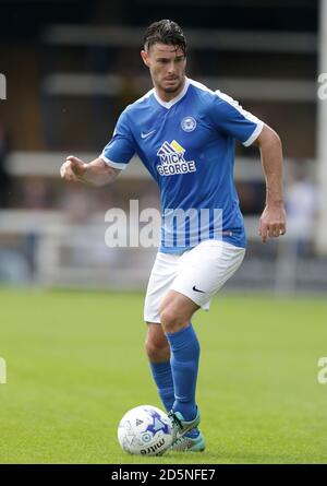 Peterborough United ist Andrew Hughes Stockfoto