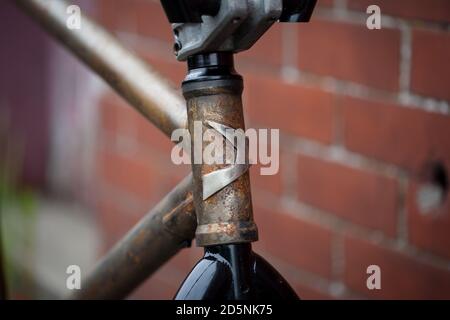 Handgemachtes Minivelo Fahrrad Stockfoto