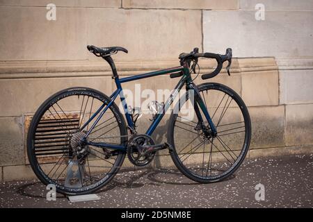 Filet gelötet Stahl Fahrrad Stockfoto