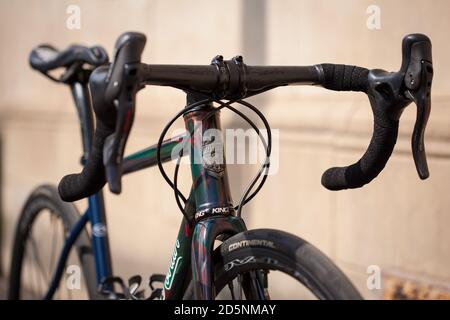 Filet gelötet Stahl Fahrrad Stockfoto