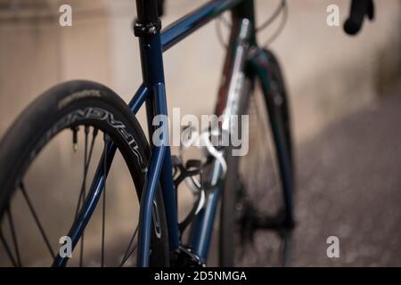 Filet gelötet Stahl Fahrrad Stockfoto