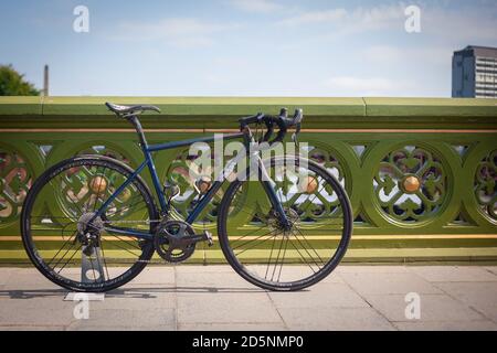 Filet gelötet Stahl Fahrrad Stockfoto