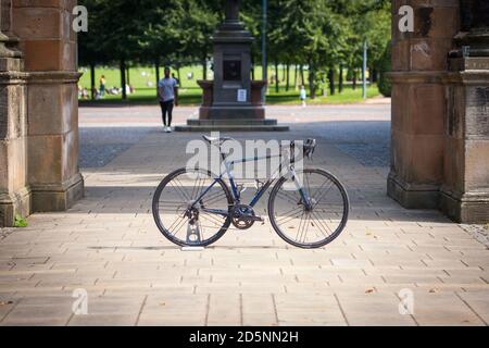 Filet gelötet Stahl Fahrrad Stockfoto