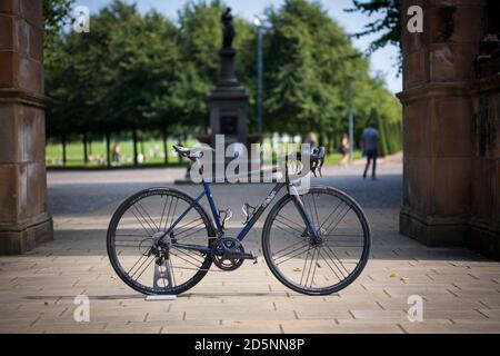 Filet gelötet Stahl Fahrrad Stockfoto