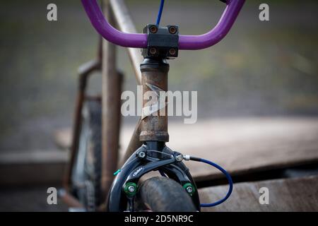 Handgemachtes Minivelo Fahrrad Stockfoto