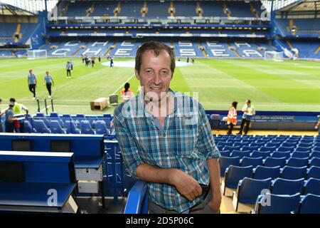 Alastair Campbell, Journalist, Sender, politischer Berater, Autor und Burnley-Fan vor dem Spiel. Stockfoto