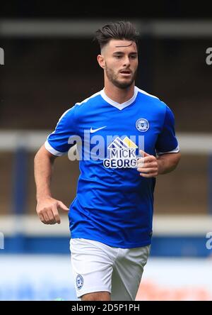 Peterborough United ist Andrew Hughes Stockfoto