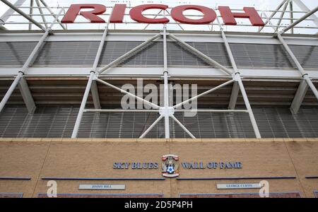 Ein allgemeiner Blick auf die Ricoh Arena vor dem Sky Bet League 1 Spiel zwischen Coventry City und Oldham Athletic. Stockfoto