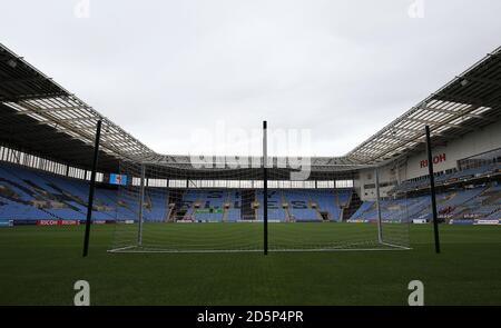 Ein allgemeiner Blick auf die Ricoh Arena vor dem Sky Bet League 1 Spiel zwischen Coventry City und Oldham Athletic. Stockfoto