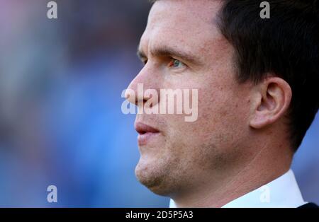 Gary Caldwell, Trainer von Wigan Athletic Stockfoto