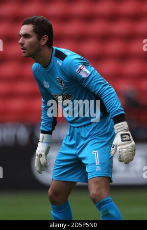 AFC Wimbledon Torwart James Shea Stockfoto