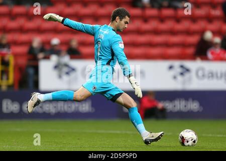 AFC Wimbledon Torwart James Shea Stockfoto