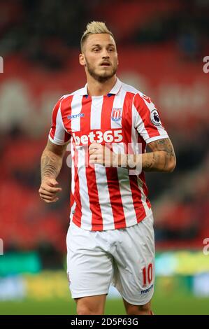 Stoke City Marko Arnautovic Stockfoto