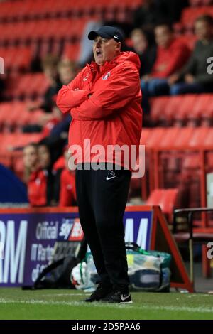 Charlton Athletic Manager Russell Slade Stockfoto