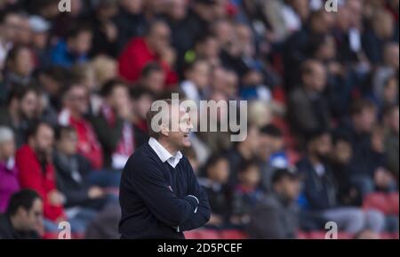 Der Hausmeister Mark Venus von Coventry City Stockfoto