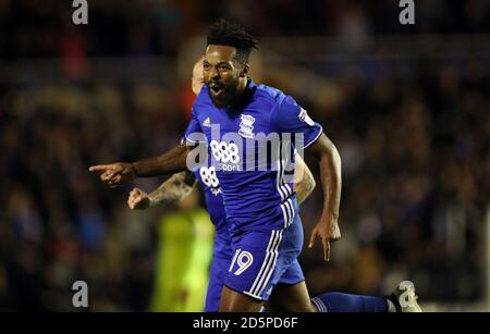 Jacques Maghoma von Birmingham City feiert das dritte Tor Stockfoto