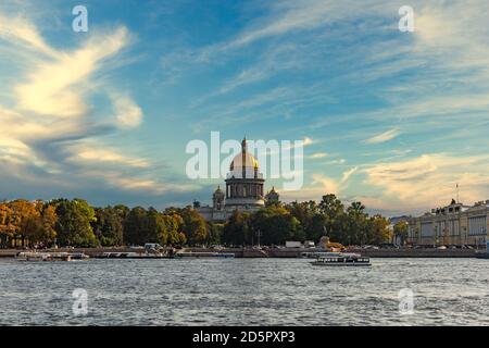 St. Isaac Kathedrale in Sankt-Petersburg, Russland. Stockfoto