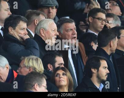 Ehemaliger England Manager Sam Allardyce in den Ständen vor dem Spiel Stockfoto