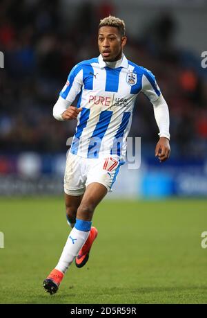 Die Huddersfield Town Rajiv van La Parra Stockfoto