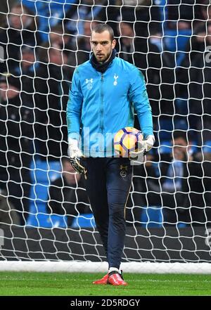 Tottenham Hotspur Torwart Pau Lopez Stockfoto