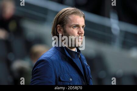 MK Dons Manager Robbie Neilson Stockfoto