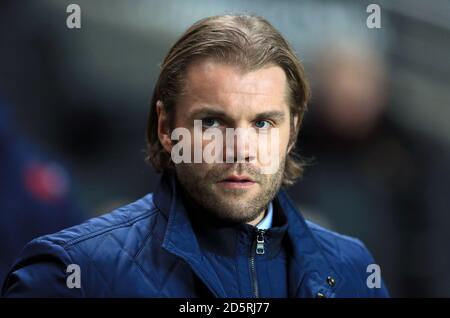 MK Dons Manager Robbie Neilson Stockfoto