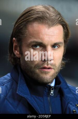 MK Dons Manager Robbie Neilson Stockfoto