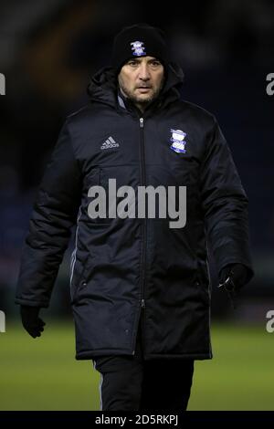 Birmingham City ersten Trainer Pierluigi Casiraghi Stockfoto