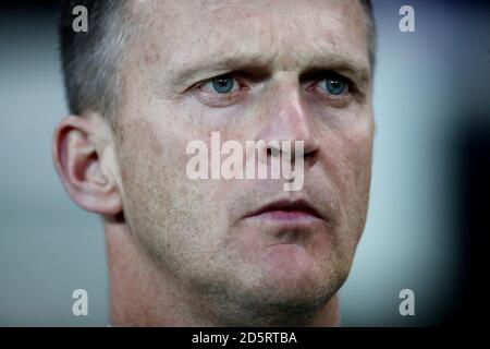 AZ Alkmaar Manager John van den Brom Stockfoto