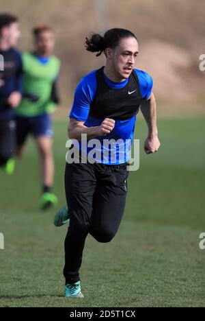 Jodi Jones von Coventry City während einer Trainingseinheit bei Sky Blue Lodge Stockfoto