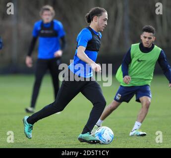 Jodi Jones von Coventry City während einer Trainingseinheit bei Sky Blue Lodge Stockfoto