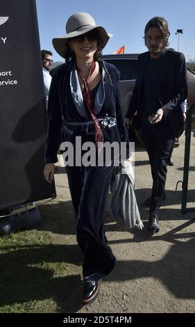 Sadie Frost besucht dieses Jahr Cheltenham Festival für einen Tag Von spannendem Sport und Spannung Stockfoto