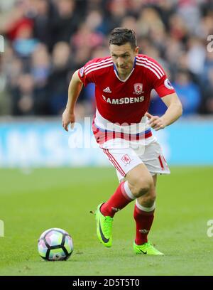 Stewart Downing in Middlesbrough in Aktion Stockfoto