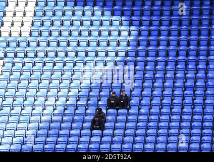 Allgemeine Ansicht der Fans im Madejski Stadion vor dem Spiel Stockfoto