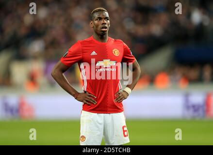 Paul Pogba von Manchester United während des Spiels Stockfoto