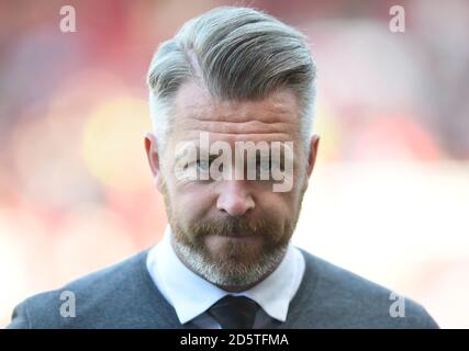 Bristol City Frauenmanagerin Willie Kirk Stockfoto