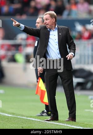 Birmingham City Manager Harry Redknapp auf der Touchline Stockfoto