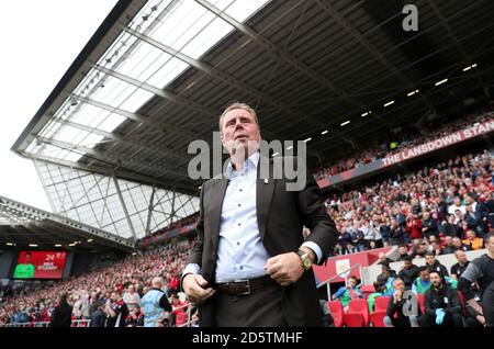 Birmingham City Manager Harry Redknapp vor dem Spiel Stockfoto