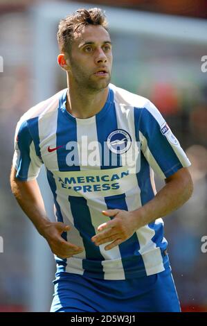 Brighton und Hove Albions Sam Baldock Stockfoto