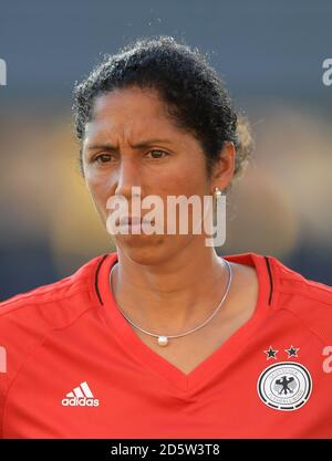 Deutschland-Coach Steffi Jones Stockfoto