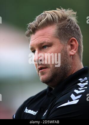 Charlton Athletic Manager Karl Robinson Stockfoto