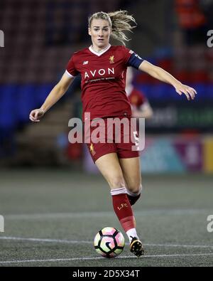 Gemma Bonner aus Liverpool im Einsatz gegen Sheffield FC Ladies Stockfoto